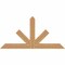 Ekena Millwork Saratoga Timber Gable Bracket, Western Red Cedar, 72"W x 36"H x 3 1/2"D x 5 1/2"F, 12/12 Pitch GBW072X36X0406SAR00SWR - alternate 1